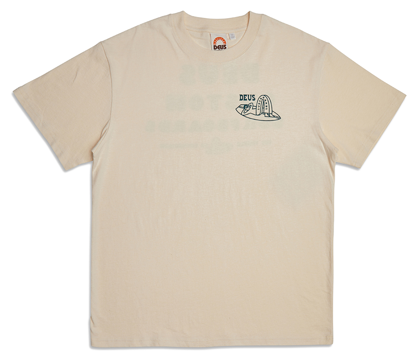 Deus Ex Machina Layback T-Shirt Dirty White 22957