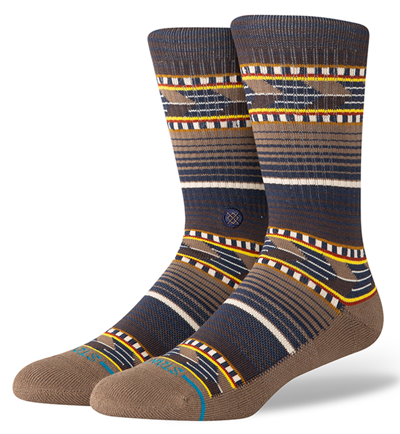 Stance Cedar Rock Crew Socken Brown 24612