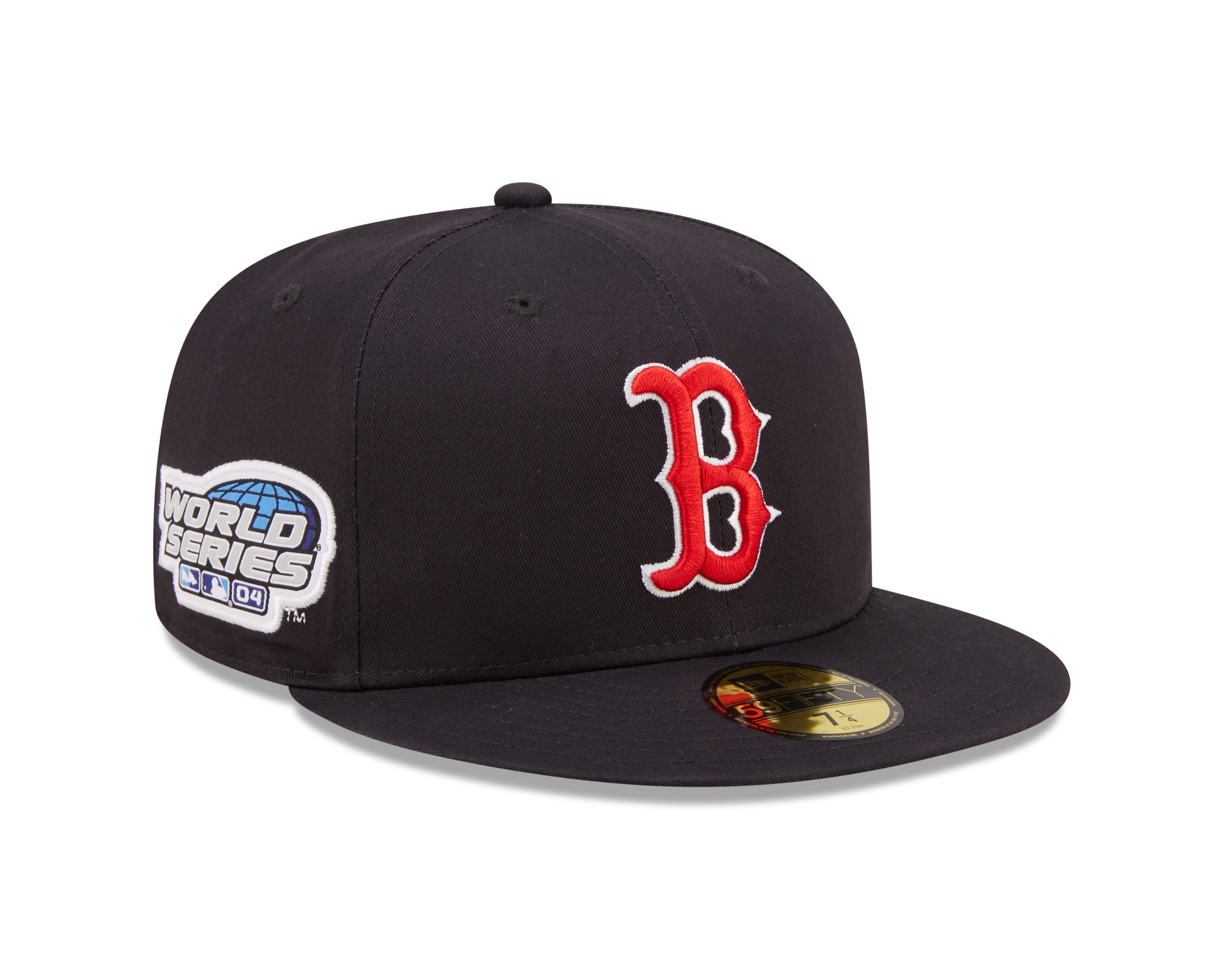 New Era Side Patch 59Fifty Cap Boston Red Sox Navy