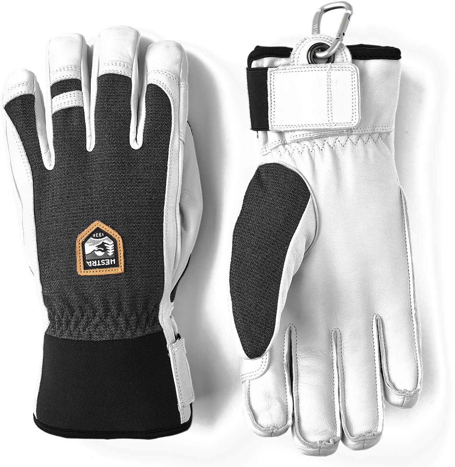Hestra Army Leather Patrol 5 Finger Handschuh Charcoal 23/24 23671
