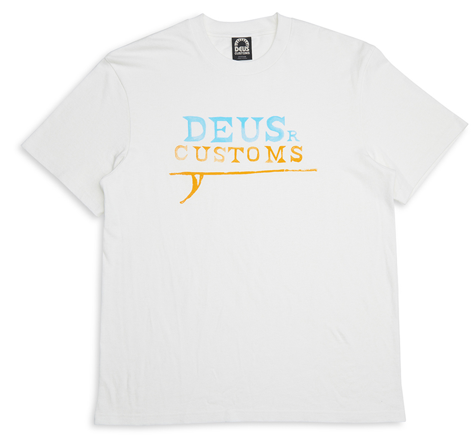 Deus Ex Machina Big Wave T-Shirt Vintage White 24570 Deus Ex Machina Big Wave T-Shirt Vintage White 24570