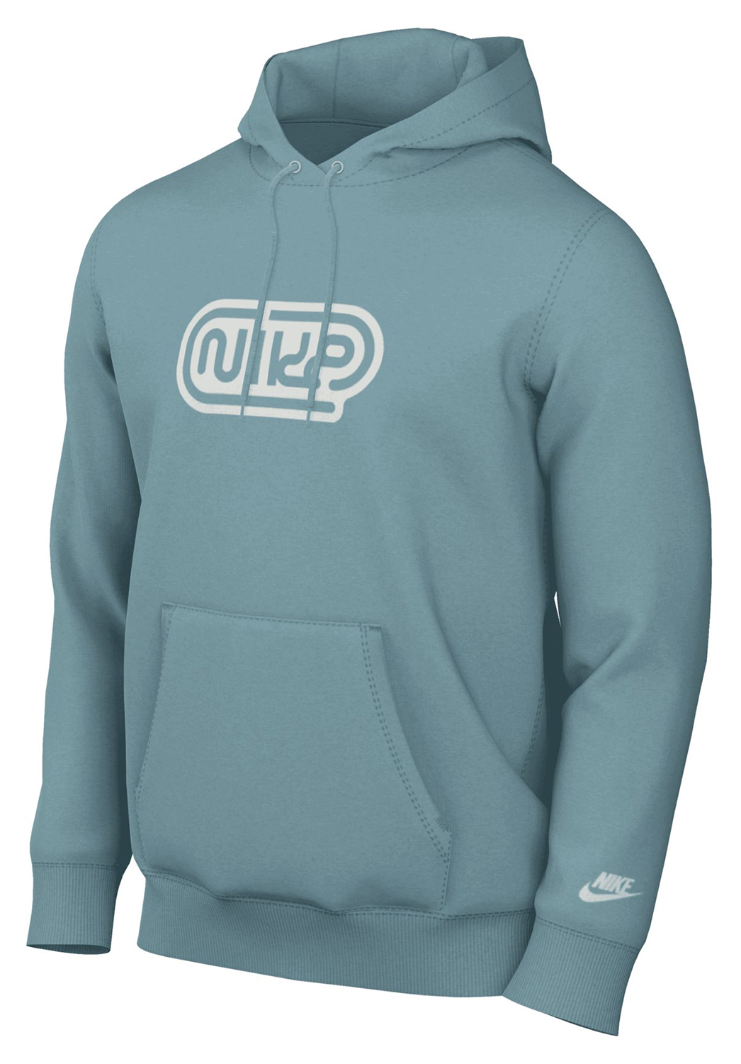 Nike Club Hoodie Font GX Denim Turquoise 25329