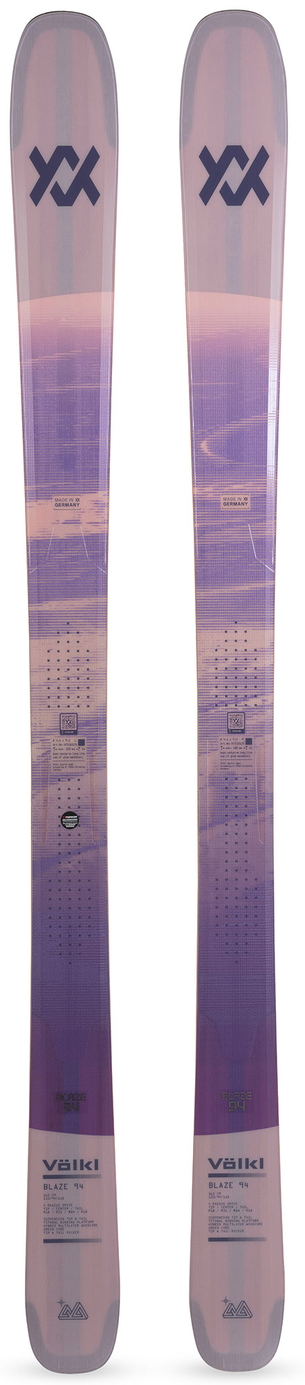 Völkl Blaze 94 Rose All Mountain Ski 26/27 26421
