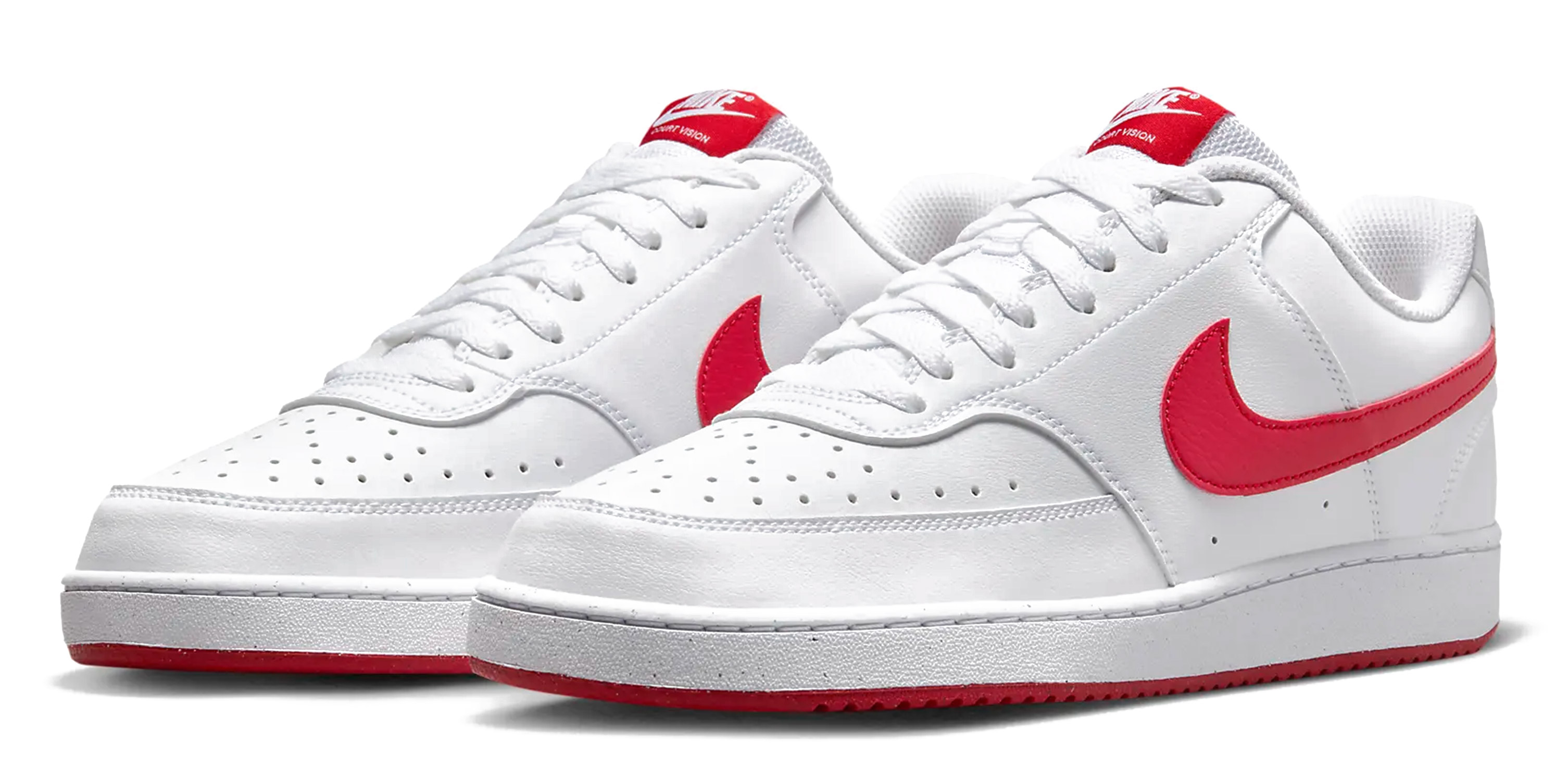 Nike Court Vision Low Next White University Red 24310