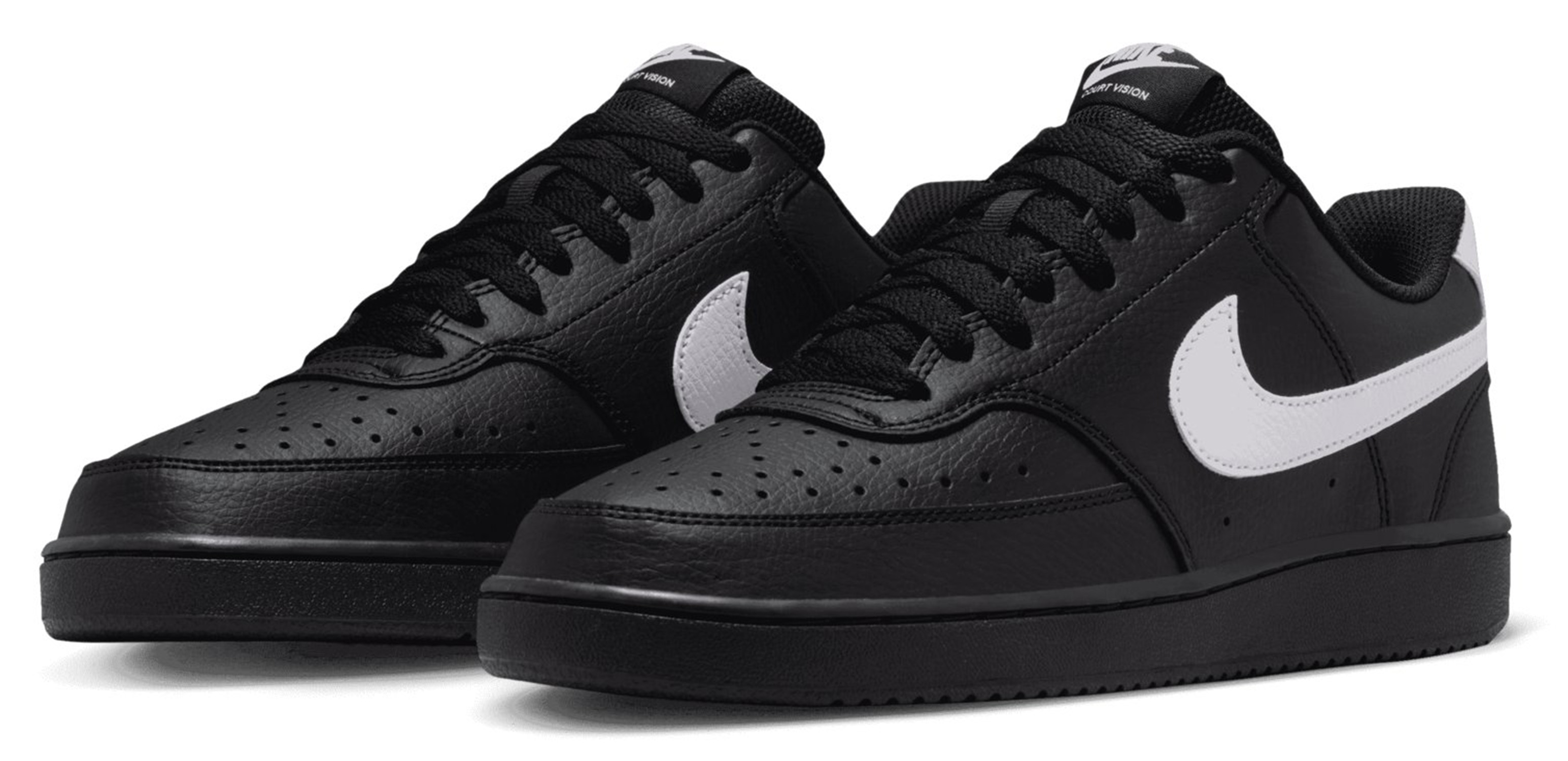 Nike Court Vision Low Black White Black 25703